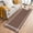 Brown, variant on Round Area Rug 5ft, Pure Brown Non-slip Area Rugs for Living Room/Bedroom/Bathroom/Kitchen, Simple Solid Color Washable Throw Floor Mat Indoor Outdoor Entrance Doormat