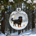thumbnail image 3 of Dog Christmas Ornaments 12 Styles 2D Acrylic Dog Theme Ornament Set Shatterproof Christmas Tree De Cor For Dog Lovers Hangs 7x7x0.2cm, 3 of 3