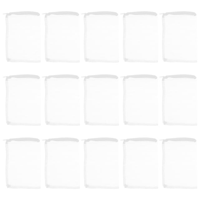 Miangastore 10Pcs Aquarium Filter Mesh Bags Practical Fish Tank Filter Bags Storage Bag with Zipper