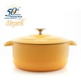 thumbnail image 2 of Chantal Enameled Cast Iron Cookware, 5 quart Dutch Oven, Marigold, 2 of 9