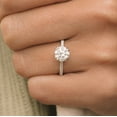 thumbnail image 4 of 2Ct Round Cut Simulated Diamond 14K White Gold Plated Women's Engagement ring, 4 of 4