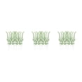 thumbnail image 3 of Bewildely 12 piezas de plantas simuladas de alta simulación para decoración de plantas artificiales alambre de hierro con plasticidad Type1 NO1, 3 of 6