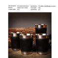 thumbnail image 4 of Greeniant Tableware Travel Cups Set Stackable Stainless Kid Steel No Mugs Anti-skidding Beer Crimping Whiskey Wine Cup Odor Design Type2 NO2, 4 of 6