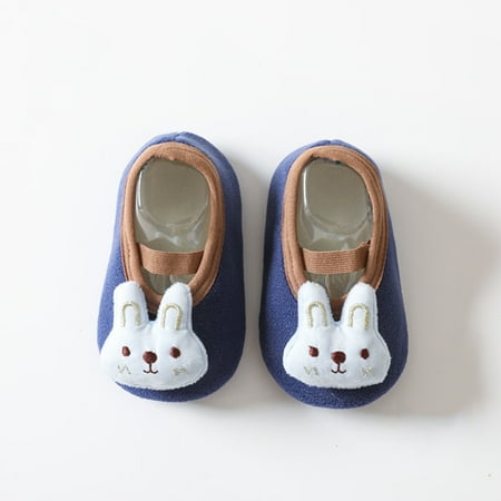 

〖Roliyen〗Toddler Shoes Boys And Girls Cartoon Character Pattern Warm Toddler Shoes Indoor Floor Socks Non Slip Fashion Toddler Shoes Breathable Cartoon Warm Toddler Shoes
