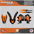 thumbnail image 3 of Kalair GFX Graphics Kit for Ktm Enduro 450EXC Champions Edition (2008-2011) Rugged Series, 3 of 5
