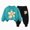 G252-Sky Blue, variant on HFHAPW Kids Girl Clothes Long Sleeve Sweatshirt Pullover Tops Joggers Pants 2Pcs Fall and Winter Outfit Set,3-4 Y