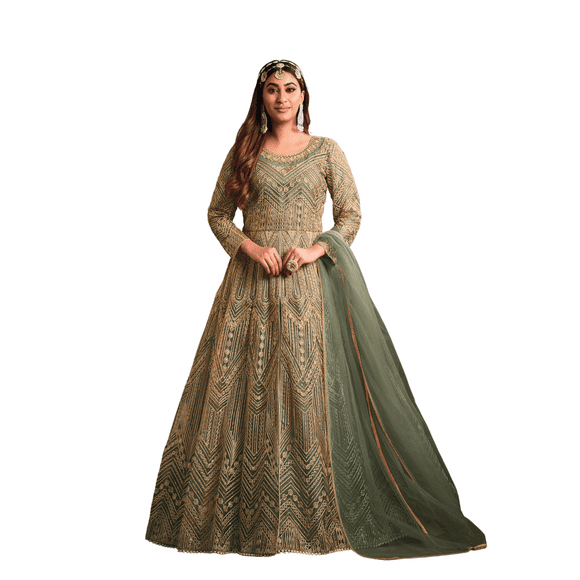 Custom Made Gown Anarkali Dress Bollywood Pakistani Indian Wedding Suit Shalwar kameez Party