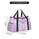 thumbnail image 3 of Fotbe Purple Sparkling Butterfly Bolsa de Viaje con Estampado, Bolsa de Fin de Semana para Mujer con Compartimento para Zapatos, Bolsa de Gimnasio con Bolsillo Húmedo, 3 of 7