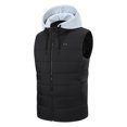 thumbnail image 5 of Miluxas Heated Vest for Men Women, Upgraded Mens Heated Vests with Hoodie,15 Heating Zones, Battery Pack Not Included Gray, 5 of 5
