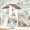 Twin + Beige+Natural + MDF + Pine + Plywood, variant on ChenyueFurn Twin Playhouse Loft Bed with Slide & Climbing Wall,White+Blue