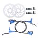 thumbnail image 1 of Frenos de disco de bicicleta de lujo 51m Pilar Rotor 75mm A Pilar /R160 Componente Alto rendimiento F160/R140 Freno de disco de aceite para bicicleta Bike DiscBrake Zulema Freno de disco hidráulico de bicicleta, 1 of 8