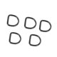 thumbnail image 4 of 5 Piezas anillos en D perfecl hebilla de Bucles de Metal, 4 of 8