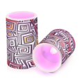 thumbnail image 2 of ALAZA Funny Line Geometry Pattern 2 PCs LED Flickering Flameless Candles with Remote Timer Battery Operated Candle, 2 of 7