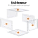 thumbnail image 3 of Zapatera Organizador, 10PCS Cajas para Zapatos de Plástico 34.5x27x19cm, Contenedor Plegable para Almacenamiento de Zapatero, Zapatera Giratoria Y Apilable Ahorro de Espacio, 3 of 8