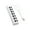 White, variant on 7 Port USB2.0 Hub with Individual Switches 480Mbps Charging for Laptop Accessories