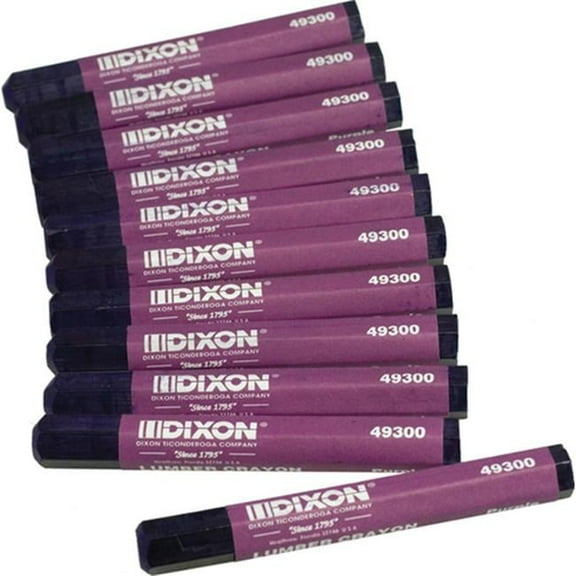Dixon Ticonderoga 493 Purple Lumber Crayons