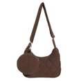 thumbnail image 1 of Bolso con asa superior para mujer bolso de pana bolso de mano suave a la moda bolso de Otoño Invierno, 1 of 9