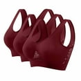 thumbnail image 1 of Posijego 3 Pack Women's Sports Bras Plus Size Wireless Bra High Impact Support Workout Running Bras, 1 of 2