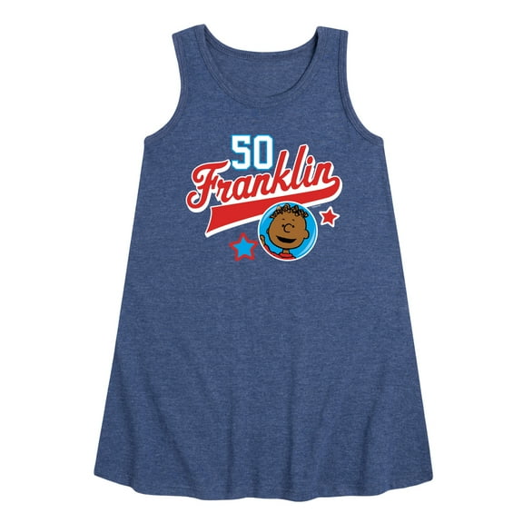 Peanuts - Franklin Athletic 50 - Youth Girls A-line Dress