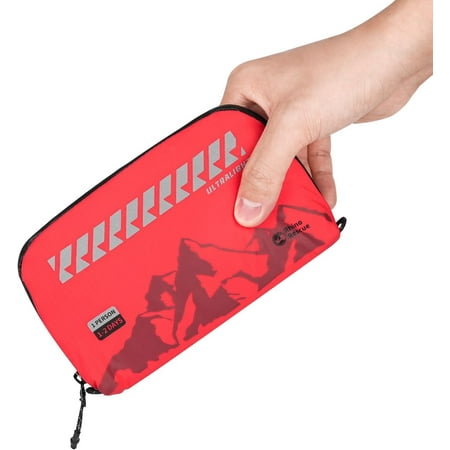 RHINO RESCUE Mini First Aid Kit Ultralight Waterproof Medical Kit for Hiking, Backpacking, Cycling, Travel, Vehicles, HSA/FSA Eligible