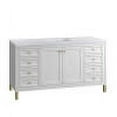 thumbnail image 5 of James Martin Vanities 305-V60s-3Car Chicago 60" Free Standing Or Wall Mounted Single Basin, 5 of 7