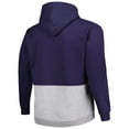 thumbnail image 3 of Men's Navy/White Houston Astros Big & Tall Fleece Half-Zip Hoodie, 3 of 3