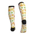 thumbnail image 2 of Bixox Colorful Lemons Print Compression Socks,Compression Socks Women & Men Circulation for Medical,Running,Athletic, 2 of 7