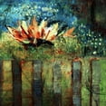 thumbnail image 2 of Harrington, Danielle 12x12 Gold Ornate Wood Framed with Double Matting Museum Art Print Titled - Impressionist Lily II, 2 of 4