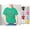 Green, variant on Kids Funny Number Print T-Shirt Casual Math Digit Graphic Crewneck Short Sleeve Summer Top Clothes 3-14 Years