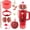 E1-Christmas Red, variant on Bling Accessories for Stanley Cup 40oz & 30oz Tumbler including Silicone Cute Bow Straw Topper Cover, Silicone Boot for Stanley Cup,Leather Water Bottle Handle Strap, Charms