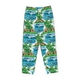 thumbnail image 4 of Goofa Hawaii Palms Printed Soft Pajama Pants for Women, Wide Leg Comfy Casual Lounge Yoga Pants-XX-Large, 4 of 9