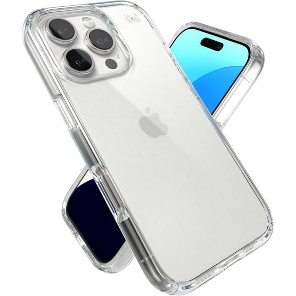 Speck Clear iPhone 16 Pro Case - Slim Phone Case iPhone 16 Pro - iPhone 16 Pro Phone Case - Presidio Perfect Clear
