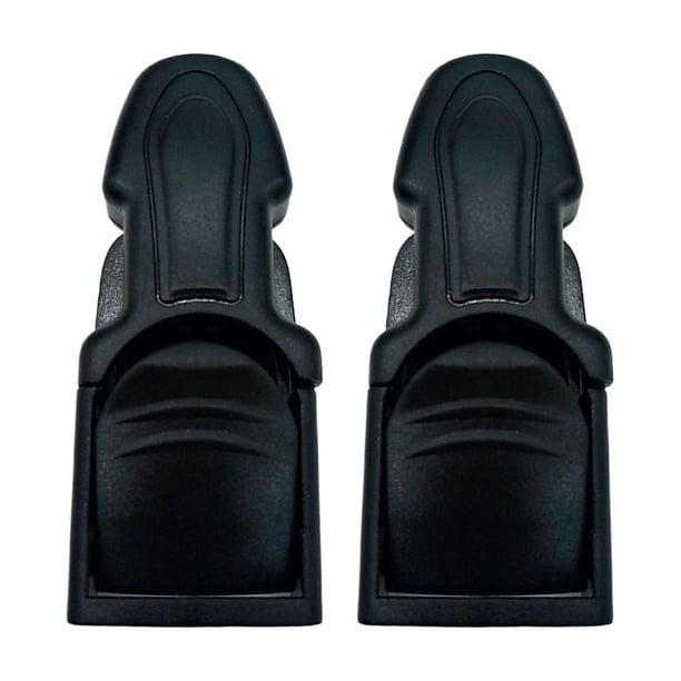 Lot De 2 Boucles à Dégagement Rapide Pour Palmes – Compatibles Avec La Plupart Des Palmes, Plastique Robuste, Noir