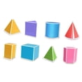 thumbnail image 3 of Paquete de 8 figuras geométricas flexibles, sólidos geométricos 3D, material de apoyo para matemáticas geométricas, útiles escolares para niños., 3 of 9