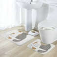 thumbnail image 4 of Couple Of Cute Cats In Love Bathroom Rugs Set 2 Pieces, Bathroom Set - Quick Drying Bath Mat And U-Shaped Toilet Rug, Water Absorbent Bath Carpet For Bedroom Floor Living Room, Machine Washable, 4 of 6
