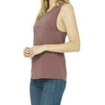 thumbnail image 4 of Women's Sleeveless Jersey Muscle Tank Mauve 2X-Large, 4 of 5