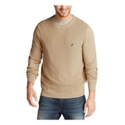 NAUTICA Mens Brown Long Sleeve Crew Neck Classic Fit Cotton Pullover Sweater XXL