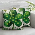 thumbnail image 3 of PHYHOO St Patricks Day Lumbar Pillow Cover Green Lucky Decorative Farmhouse Throw Pillows St Patrick's Day Cushion Case for Sofa Couch Home Bed Decor, 3 of 5