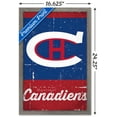 thumbnail image 3 of NHL Montreal Canadiens - Retro Logo 13 Wall Poster, 14.725" x 22.375", Framed, 3 of 3