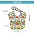 thumbnail image 4 of Kdxio Retro Bike Bibs For Babies, Baby Bibs for Eating, Toddler Bibs, Waterproof Bibs, Feeding Bibs, for Toddlers, Boys, Girls, 4 of 8
