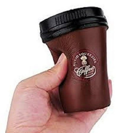 Jumbo Coffee - BROWN COFFEE CUP SQUISHY TOY SUPER SLOW RISING SQUEEZE SCENTED SQUISHIES