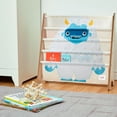 thumbnail image 6 of 3 Sprouts Kids Toddlers Bookshelf Rack for Bedroom and Playroom, Yeti Print, 6 of 6