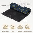 thumbnail image 6 of Area Rugs 4'x6'. Tropical Palm Trees Carpet Runner Indoor Outdoor Rugs Home Decor Aesthetic, Summer Monstera Leaf Sailboat Navy Blue Non Slip Mats Washable Accent Rug for Living Room Bedroom, 6 of 8