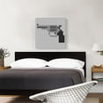 thumbnail image 2 of ARTCANVAS Revolver Handgun Gun Emoticon Six Shooter Jewel Pixel Canvas Art Print - Size: 26" x 26" (0.75" Deep), 2 of 9