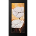 thumbnail image 2 of Lotus, Lenna 13x24 Black Modern Framed Museum Art Print Titled - White flowers III, 2 of 5