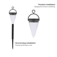thumbnail image 4 of 6pcs Funnel Warm Light Lamp Colorful RGBW Solar Charging Earth Pluggable and Hanging Decoration Lamp, 4 of 8