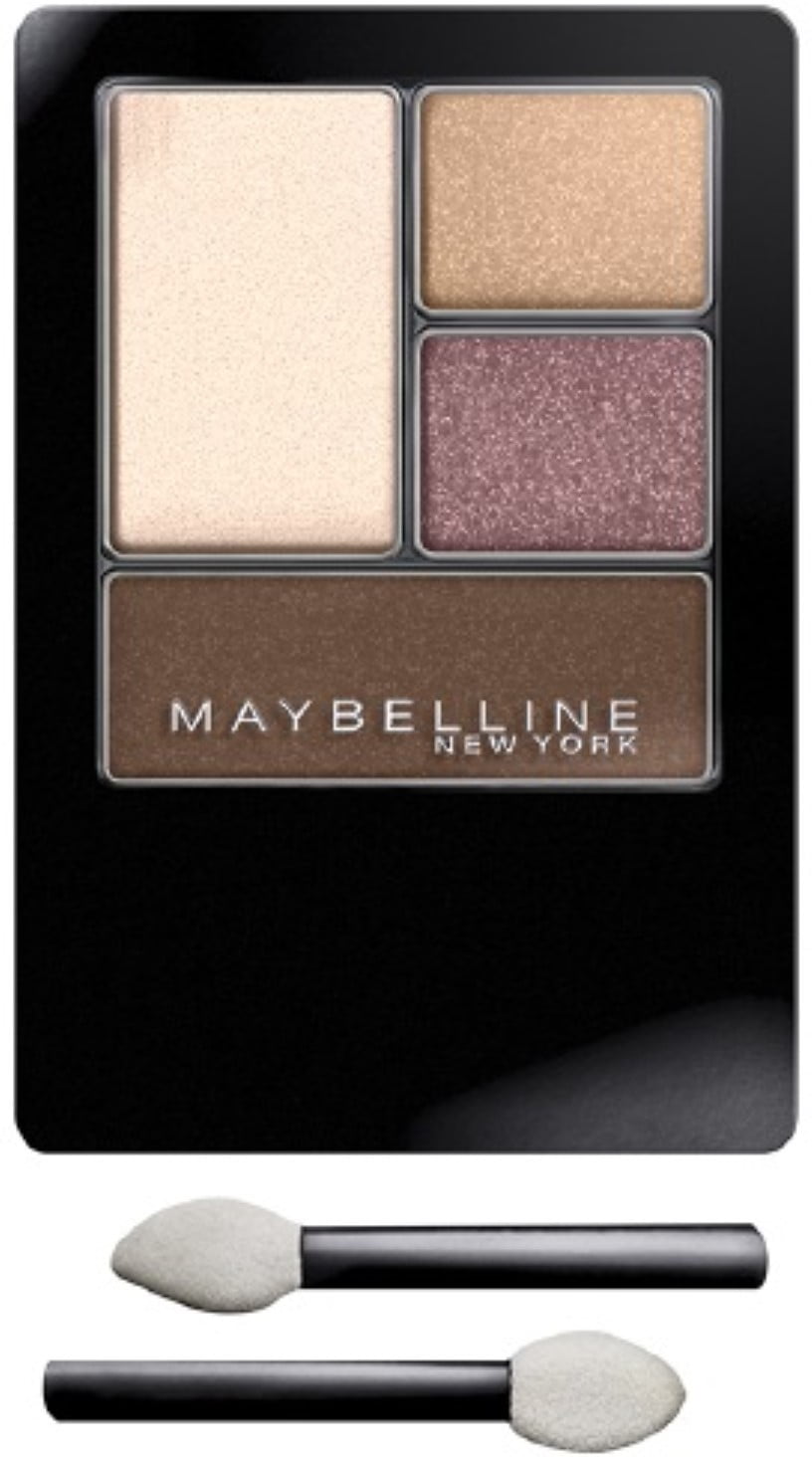 Maybelline New York Expert Wear Quads Eyeshadow, Designer Chocolates [40Q] 0.17 oz (Pack of 2)
