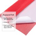thumbnail image 4 of 16x79Inch Red Self-Adhesive Felt Fabric Sheet Sticky Jewelry Drawer Box Liner for Costume Art and Craft Making, 4 of 7