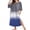 Gradients Grey, variant on Ekouaer Women's Nightgown Short Sleeve Loungewear Long Casual Sleepwear Maxi Lounge Dress House Dresses with Pockets