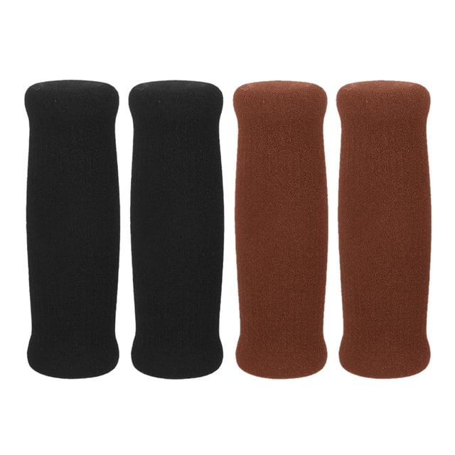 BRIGHTFUFU 2 pares de empuñaduras para silla de ruedas, bastón, andador, empuñaduras antideslizantes, cubiertas para muletas, empuñaduras, accesorios para andadores mayores (diámetro de boca de 19 mm)